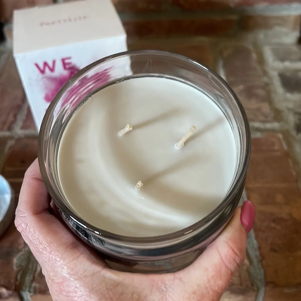 NIB PartyLite Santal & Cedar Lidded Jar Candle